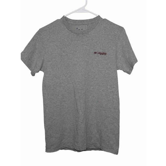 Columbia Other - Columbia PFG Men's Small Gray Fishing Shirt Bass Fish Graphic Short Sleeve Tee